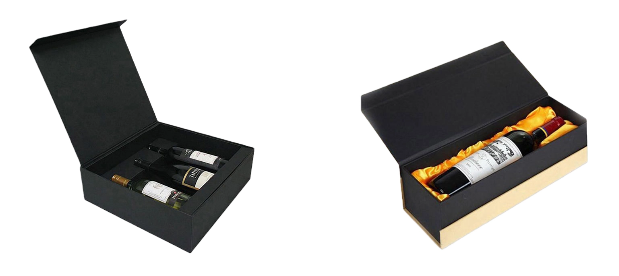 Application of painted black grey board for luxury packaging