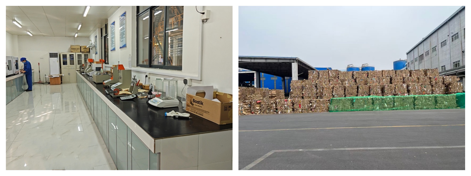Raw material selection and quality control process for Laminated Cardboard