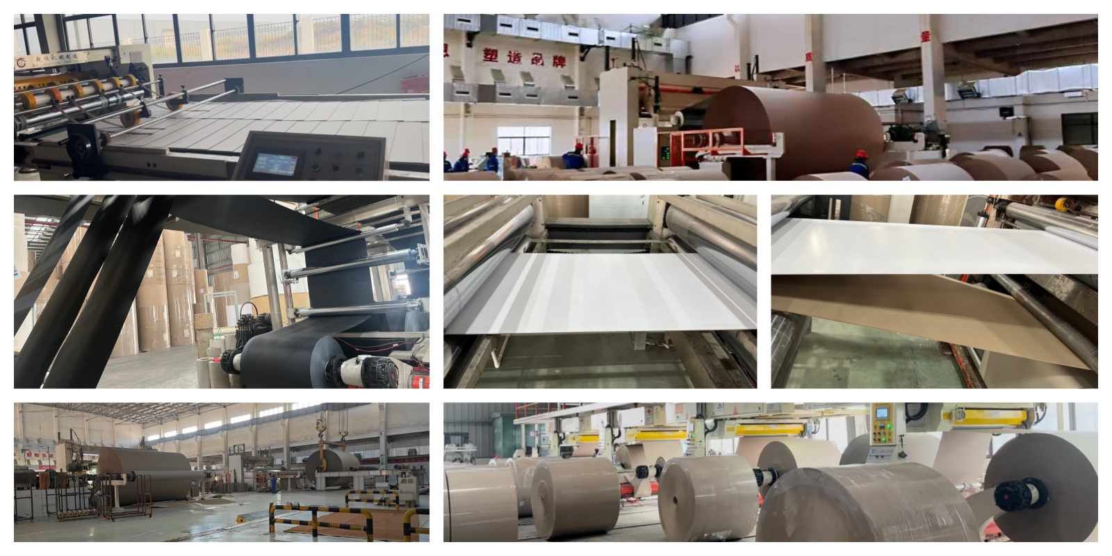 Modern automated production line for Laminated Cardboard manufacturing