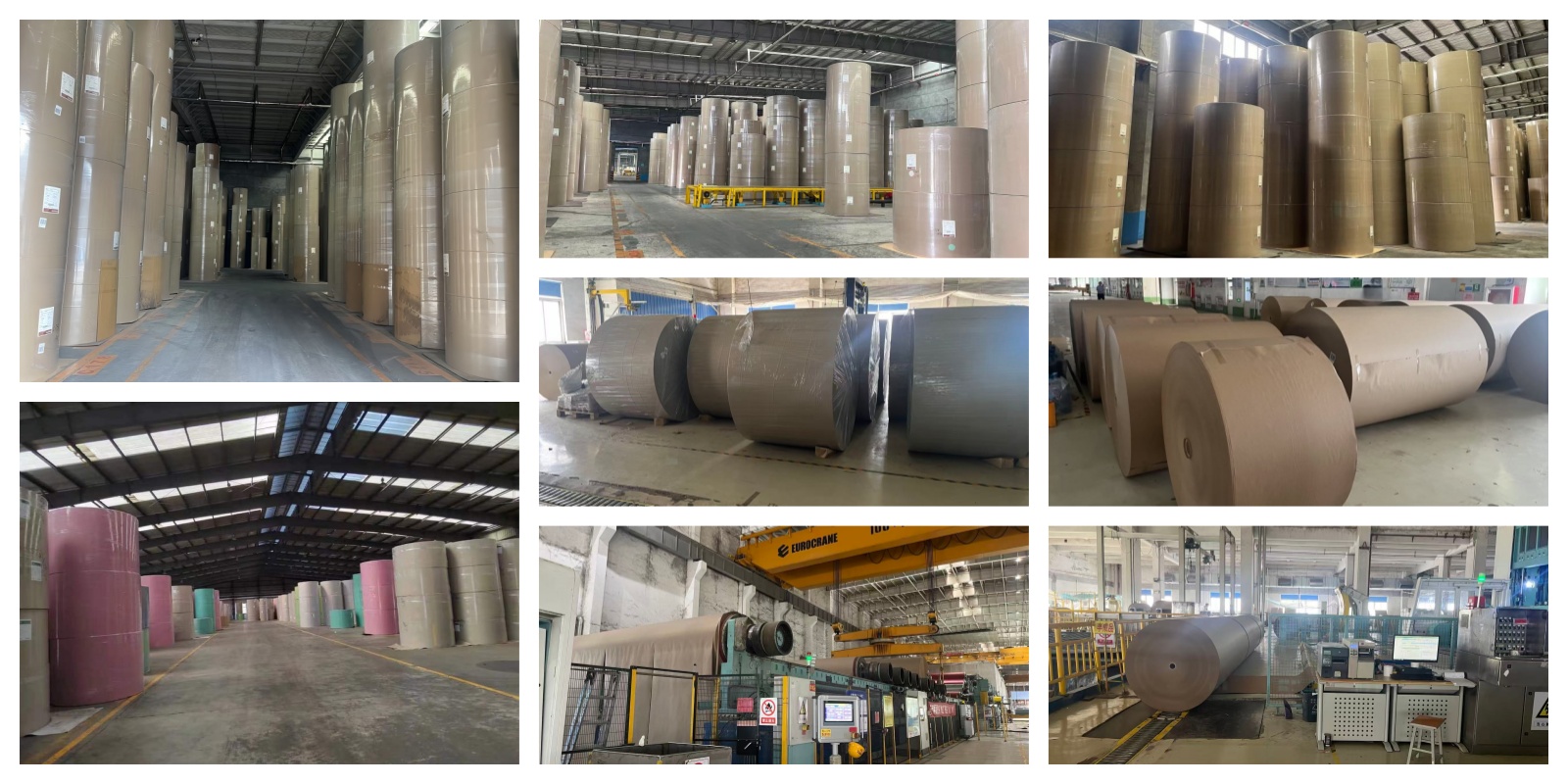 Automated production line and warehouse storage for Fireproof Gypsum Board Paper